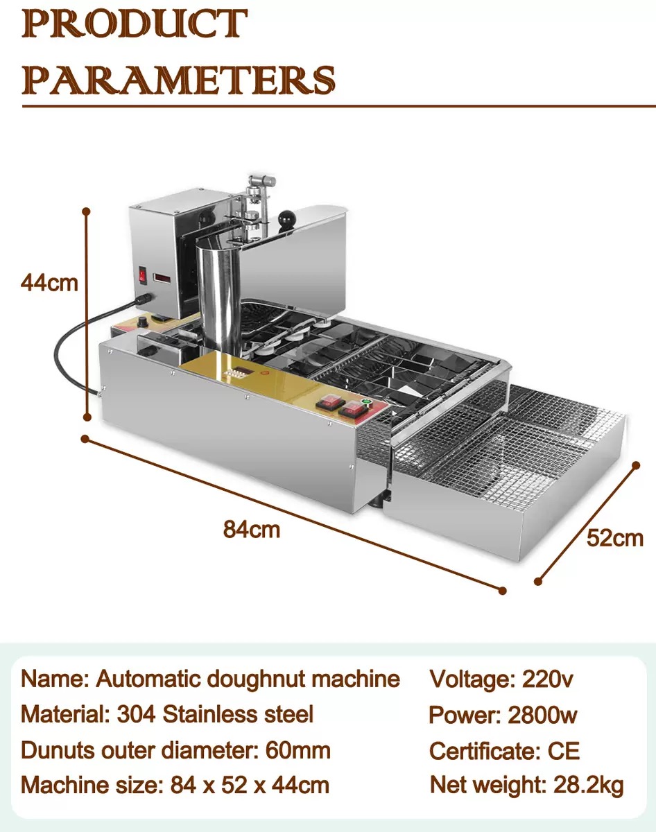 2800W Electric Commercial 4 Ro - Donut Maker Mini 리뷰 및 가격