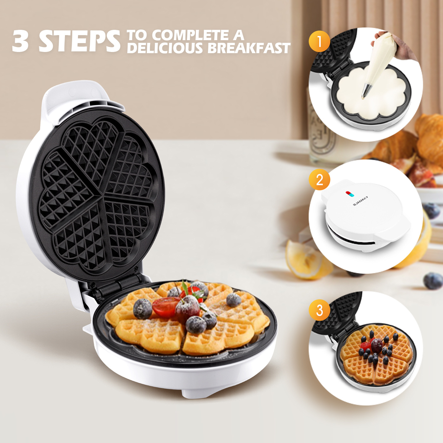 Breakfast Waffle Molds Egg Cak - Donut Maker Mini 리뷰 및 가격