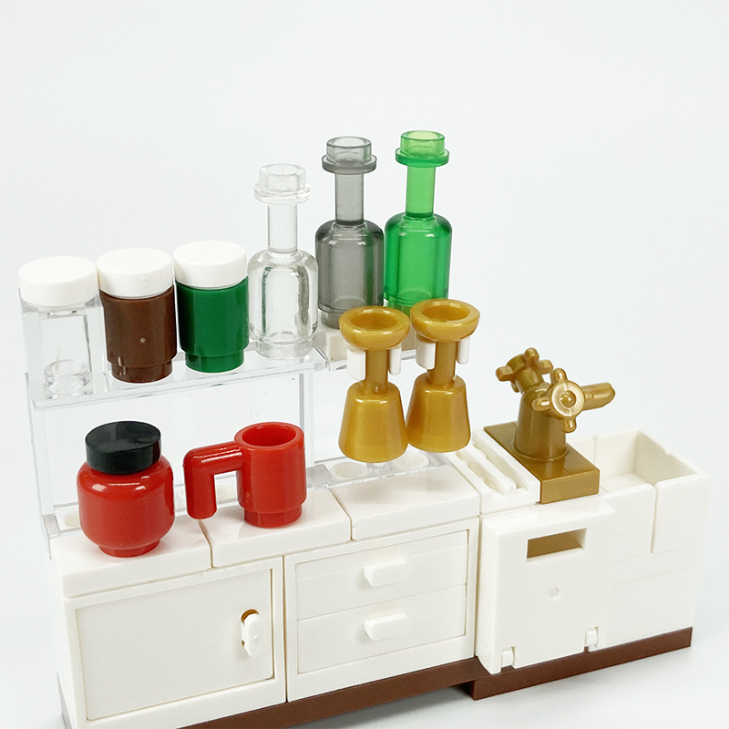 MOC block creative toys kitche - Kitchen Appliances Refrigerators 리뷰 및 가격